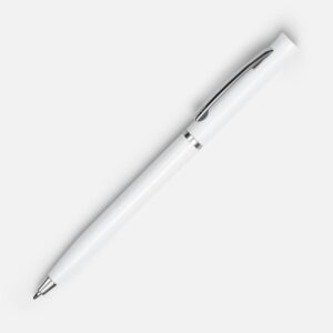 Ручка шариковая Euro Chrome, белая