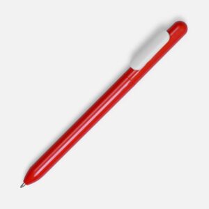 Ручка шариковая Swiper, красная с белым